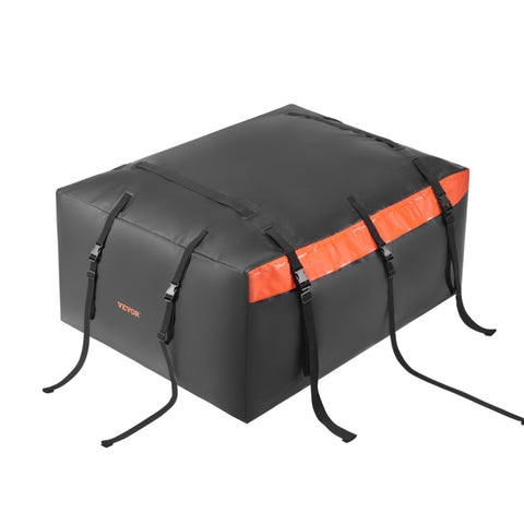 VEVOR Car Rooftop Cargo Carrier Bag, 20 Cubic Feet Roof Cargo Carrier, Heavy Duty 840D PVC 100% V952-CDHBJX20LFYCT09VHV0