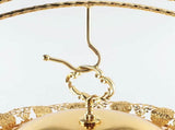 Gold Chafing Dish Buffet Set, Luxury Buffet r Hanging Lid Dining Stove Set with Lid V957-RLX39671022K