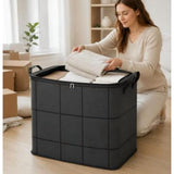 Extra Large Moving Bags with Zipper, Large Capacity Foldable Fabric Storage Bags with Dustproof V1192-AZ-W-26484
