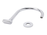Chrome Round Gooseneck Arm Faucet Water Outlet Wall Mounted Swivel Bathtub Spout V1233-SP912CR
