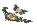 2pcs Artificial Wedding Arch Flowers Colorfast Exquisite Romantic Wedding Welcome Signs Floral V1294-YM0901-3115240006813