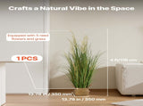 Artificial Grass Plant, 1194mm Reed Flower Grass in Pot, Premium PVC Faux Fake Greenery Shrubs Plant V952-DPKLWHLS47INJTAC5001V0