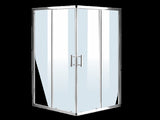 900 x 800mm Sliding Door Nano Safety Glass Shower Screen By Della Francesca V63-829301