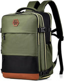 Multifunctional Backpack with Shoe Compartment for School Travel and Work, 28x19x42 cm, Green V1188-MS-325-1270