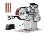 Belt Grinder Sander 72 x 2-Inch Belt Polisher with VFD 3 Grinding Moulds V952-SDMC1500W728DDD10V3