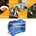 Portable Water Bucket 20L Camping Water Container Outlet Tap Barrel Outdoor V201-W12783325