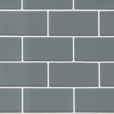 Tiles 3D Peel and Stick Wall Tile Dark Grey 10 Sheets V63-837071