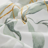 Soft Leaves Comforter Set, King Size, Plush Quilted Bedding with Pillowcases V745-MAB010736AJ3