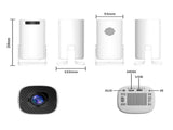Portable Smart Projector - Home Movie Projector for Phone & Laptop V1263-JX-4563