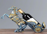 Wine rack standard - High table standard for wine accessories for one bottle - Wine rack in the V1259-DP01-BO-470