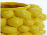 31 cm Yellow Lemon-Shaped Decorative Flower Vase, Botanical Home Decor V1188-MS-731-134