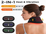 Red Light Therapy Heating Massage Wrap Wireless Cordless Design with 36 LED Lights, 660-850nm V1341-ZY-3JAJGPAC-PINK