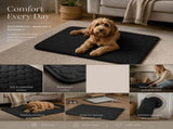 2pcs Black Pet Pad, Size XL V1221-XM-CWD-004