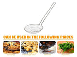 Stainless Steel Kitchen Skimmer Spoon for Frying, Straining, and Cooking - , , Easy to Clean V1370-AZ4-11501