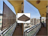 UV Protection Shade Net Breathable Cooling Balcony Garden Netting with Eyelets Heat Resistant V1237-ZY-528-042