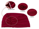 Headwear, Soft Cancer Headwear Elastic Cancer Cap for Women with Hair Loss V1192-AZ-W-26013
