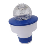 8 Inch Chemical Dispenser 11cm Lighted Floating Pool Chlorine Tablet Dispenser for Spa Hot Tub V1294-YM0706-3111230187811