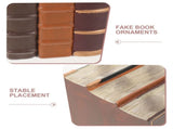 Resin Faux Book Stack Elegant European Style Decorative Prop 3 Pieces V1370-AZ4-17282