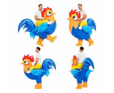 Halloween Inflatable Rooster Costume, Funny Cosplay Halloween Costume for Men Women Birthday V1263-JX-1168