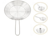 Stainless Steel Deep Fryer Basket for Crispy Snacks and Fries, 1-Pack Kitchen Frying Accessory V1366-AZ2-W-23698