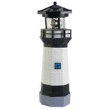 Solar Powered Lighthouse Environmentally Friendly Energy Saving Solar Lighthouse with Rotating V1294-YM0706-3119230111412
