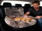 Pet Car Booster Seat, Soft Washable Dog Travel Bed, Protect Car Interior From Dirt Scratches, Easy V1369-AZ3-W-15162