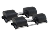 Powertrain Eon 2 x 36kg Dial-Up Adjustable Dumbbell Home Gym Weights DMB-B10-036-2