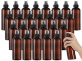 32PCS Spray Bottles, Amber Fine Mist Cleaning Bottles, Empty Refillable Atomizer Containers, V1369-AZ3-W-08714