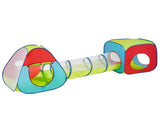 3 in 1 Kids Play Tent with Tunnel for Boys, Girls, Babies and Toddlers, Indoor/Outdoor Pop Up V952-PPSDZPX3DCS087RJTV0