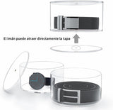 Belt Organizer, Acrylic 5 Layers Belt Case Storage Holder and Display for Accessories like V1258-DP02-WO-50