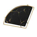 Bathroom Storage Tray Light Luxury Decorative Golden Texture Triangle Bathroom Organiser Tray for V1294-YM0710-3112230084211