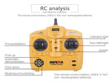 Huina 1/10 RC 8CH ForkLift Excavator Industrial Construction Engineering Vehicle Truck Kids Adult V610-TOY-HN-1577