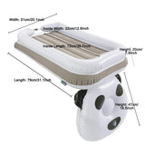 Airplane Inflatable Bed for with High Sides and Travel Bag,Comfortable Airplane Bed for V1369-AZ3-W-03080