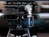 2 pcs Car interior essentials set-Silvery Car Air Vent Aroma Diffuser & Black Hanging Storage Bin V888-ELOSUNG53452