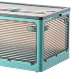 Clothes Storage Box Clear Transparent 4 Way Opening Bottom Pulley Design Plastic PET Storage V1294-YM0716-3117220139416