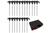 20PCS Galvanized Steel Camping Tent Pegs Ground Stakes for Hiking Outdoors V1308-DSZKI-211