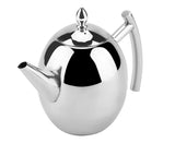 Stainless Steel Teapot, Tea & Coffee Water Kettle with Removable Mesh Filter, 1500ml V1263-JX-3007