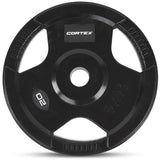 CORTEX 80kg Tri-Grip 50mm Olympic Plate Set V420-CSST-WPOTGSET-A
