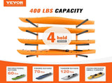 Wall Kayak Rack, 4-Capacity Wall Mounted Kayak Holders for Kayak Canoe Paddle Board, Kayak V952-BGS4G0000000MMS6PV0