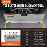 Wheel Alignment Tool, 2-Pack Alignment Tool Toe Plates, Stainless Steel Toe Angle Measurement Tool V952-CLDWJJBXG4BD6BCILV0