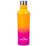 Lazy Dayz Spartan Drink Bottle 480ml - Orange Pink Ombre V915-LD0105-OP