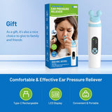 Electric Ear Pressure Relief Device 3-Mode Adjustable Airflow for Travel, Diving & Altitude V1107-CS-EYPHQ