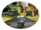 3-in-1 Outdoor Folding Chair with 10L Insulated Cooler, Durable Oxford Fabric, for Camping and V1265-AU-057-LV