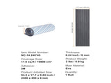 Boat Flooring, EVA Foam Boat Decking 94.5" x 17.7", Non-Slip Self-Adhesive Flooring, 11.6 sq.ft V952-CBZZFHPMDDSHB22H2V0