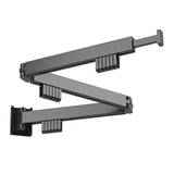 Wall Mounted Clothes Drying Rack - Foldable Space Saving Laundry Hanger - Trifold Expandable, V1370-AZ4-06386