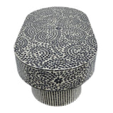 FLORAL MOTHER OF PEARL COFFEE TABLE V742-VC1