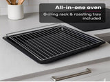 EuroChef 60cm Stainless Built-in 70L Grill 8 Function Fan Forced Electric Wall Oven V219-COKOVNEUCA78B