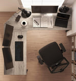 L-Shaped Computer Corner Desk Home Office V178-62784