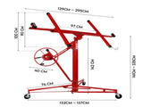 11FT Drywall Panel Lifter Gyprock Plasterboard Sheet Board Hoist Lift V379-DRYWALLH011009