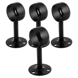 4-Pack Heavy Duty Closet Rod Center Support Brackets, Wardrobe Rail Support, Pipe Holder Socket for V1366-AZ2-W-28549
